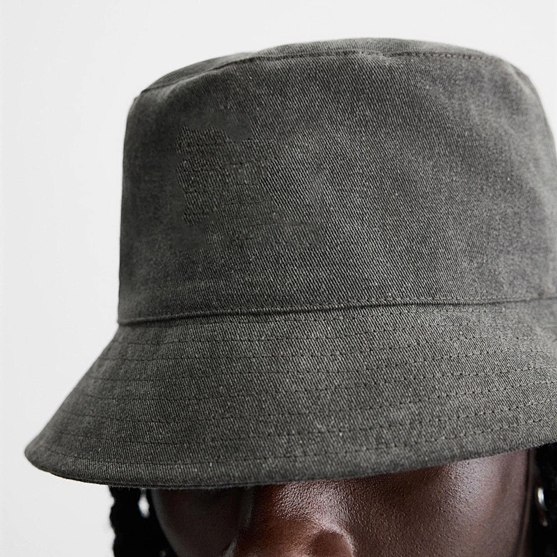 washed cotton bucket hat